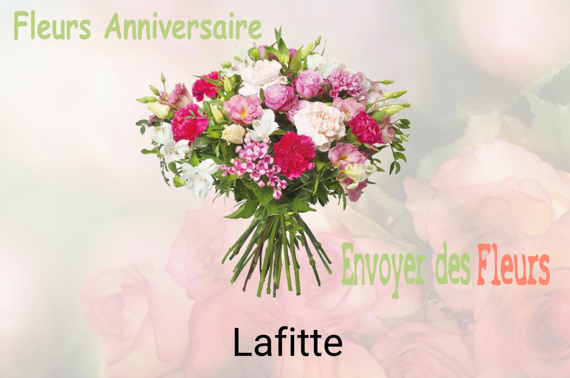 Bouquet de fleurs d’anniversaire livré à Lafitte