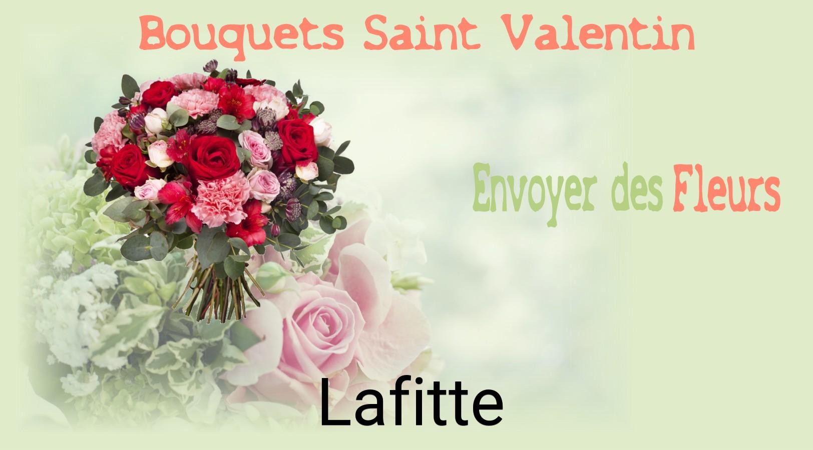 Roses de Saint-Valentin livrées à Lafitte
